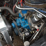 Engine and power steering pump