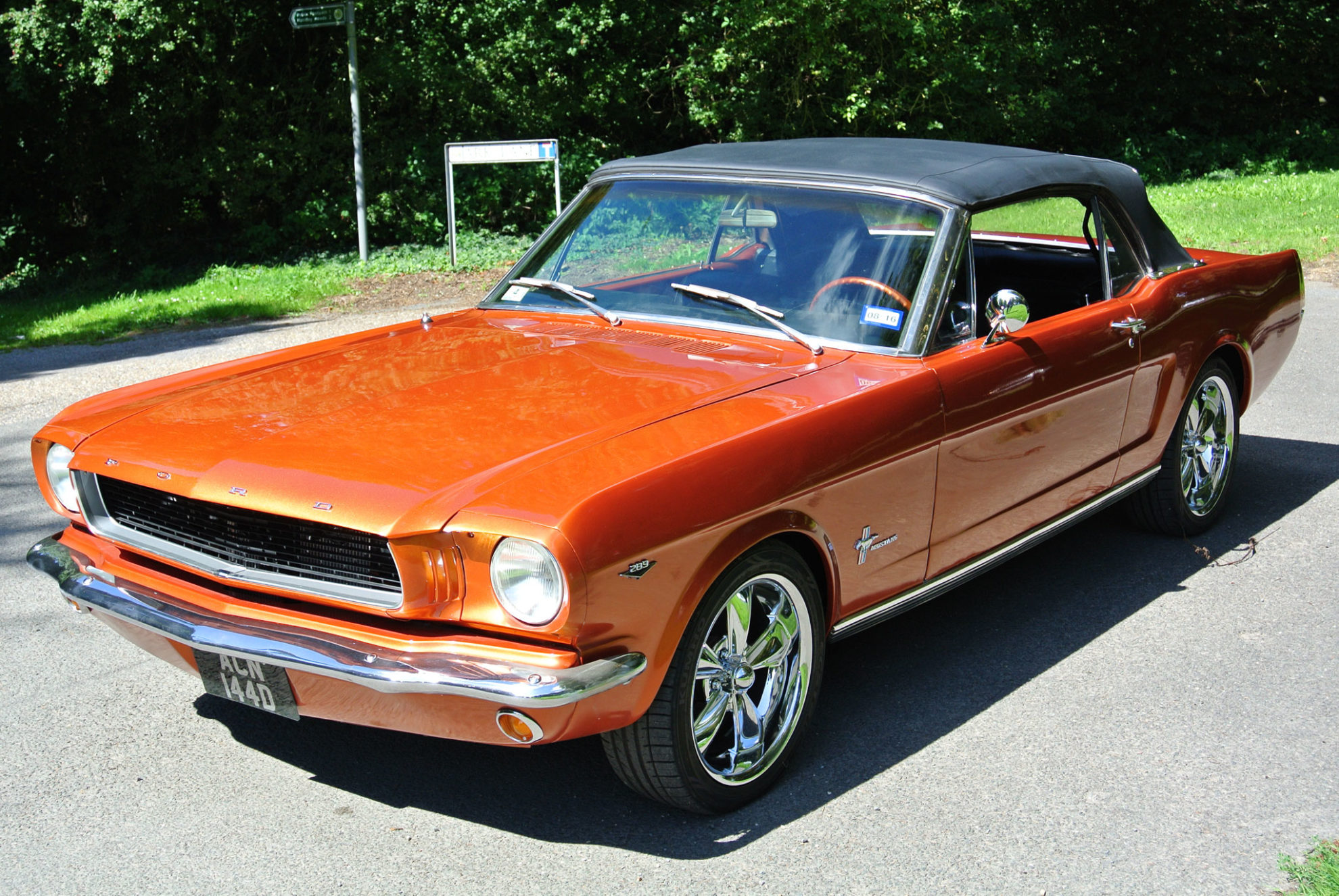 SOLD "Donna" 1966 Ford Mustang V8 Convertible Auto Xirallic Paint