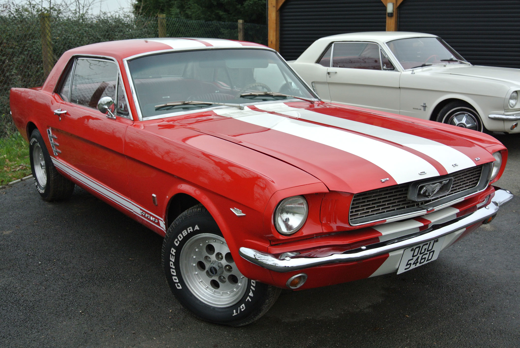 Sold Andrea 1966 Ford Mustang V8 4 Speed Manual Red Oakwood Classics