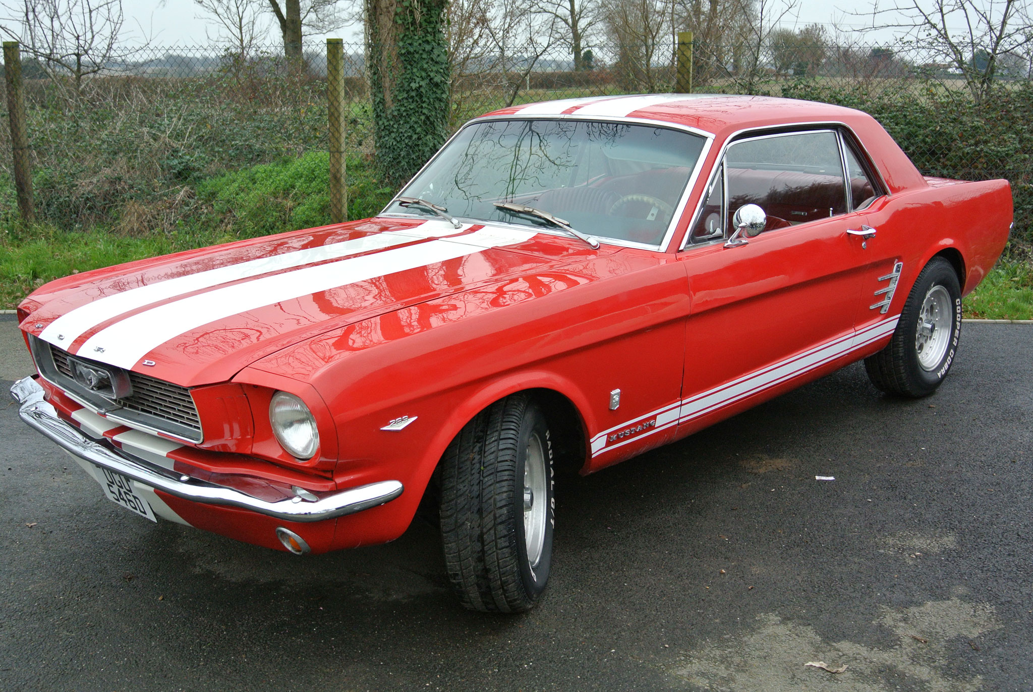 SOLD: "Andrea" 1966 Ford Mustang V8 4 Speed Manual Red - Oakwood Classics