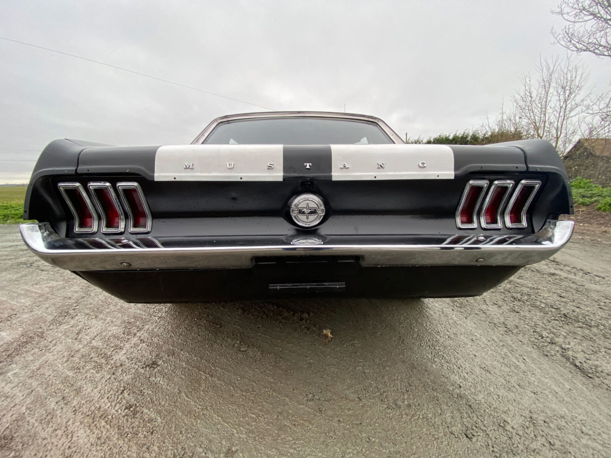 1968 Ford Mustang Auto V8 Black with Shelby Stripes PROJECT - Oakwood ...