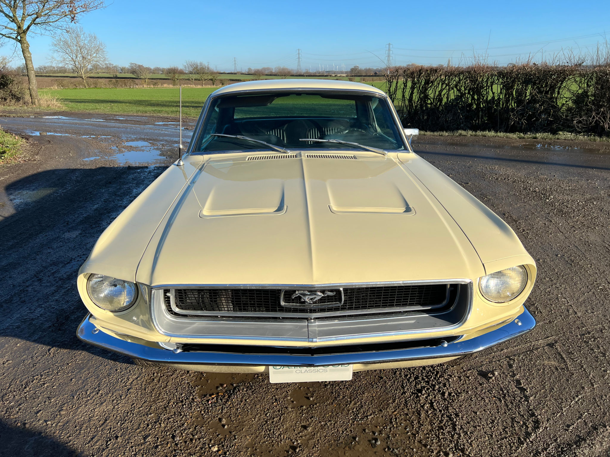 1968 Ford Mustang V8 Auto Meadowlark Yellow PROJECT - Oakwood Classics