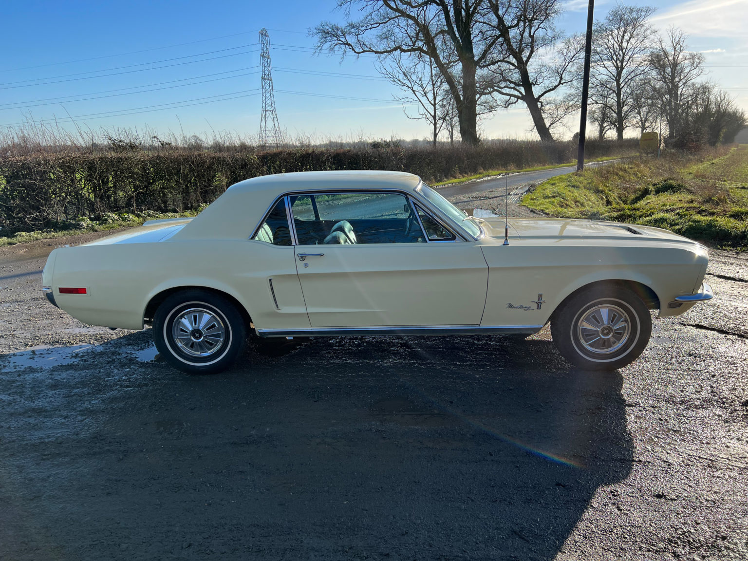 1968 Ford Mustang V8 Auto Meadowlark Yellow PROJECT - Oakwood Classics