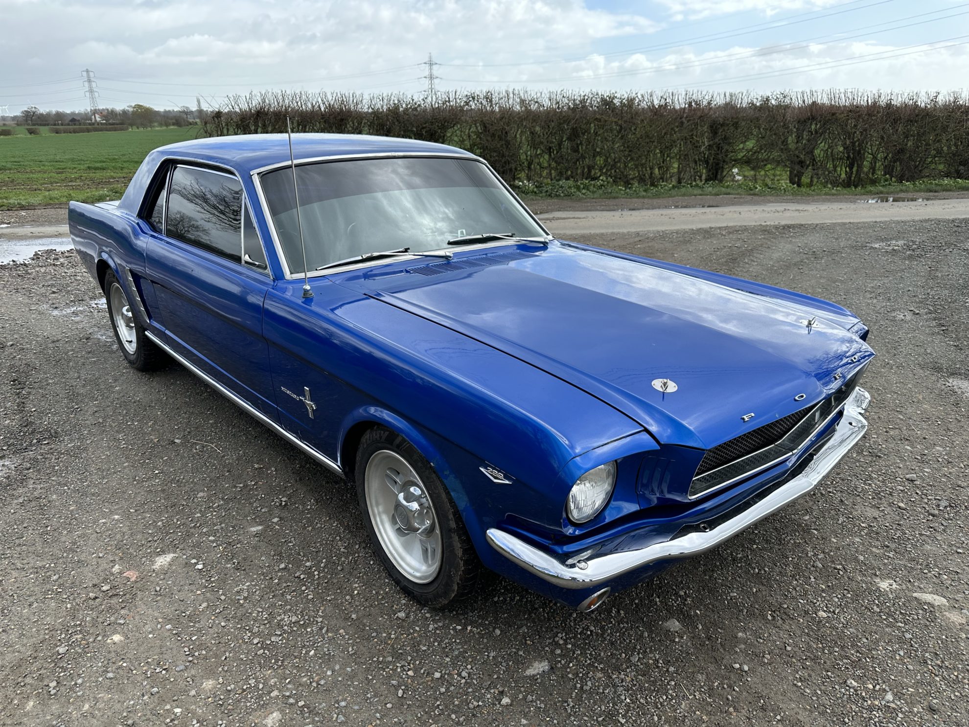 1965 Ford Mustang Metallic Blue V8 Auto Coupe Project - Oakwood Classics