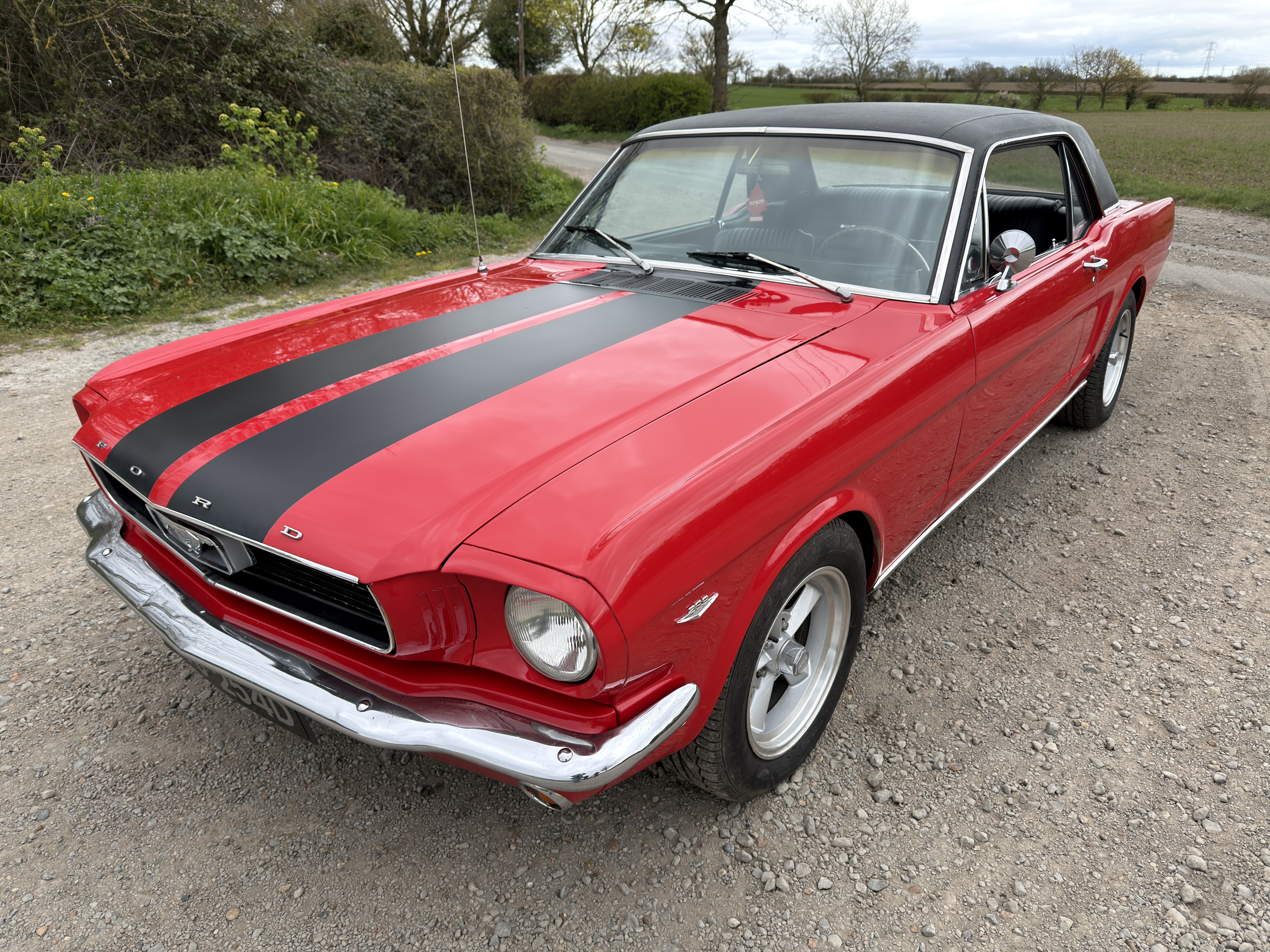 1966 Ford Mustang V8 A-Code Red Auto PROJECT - Oakwood Classics